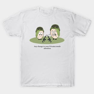 Privates : Testicular Cancer Awareness T-Shirt